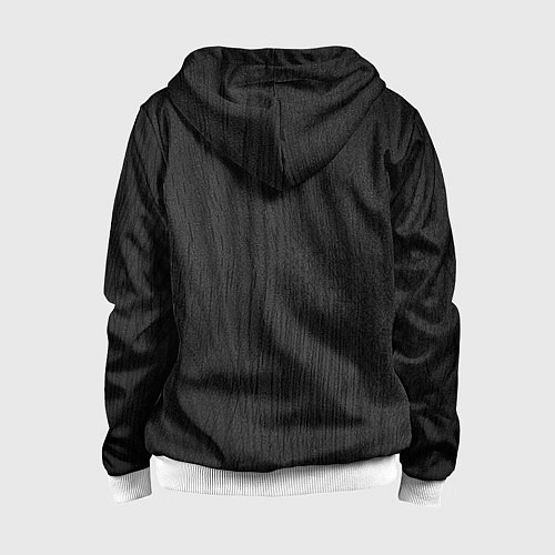 Детская толстовка на молнии Охотничий трофей / 3D-Белый – фото 2