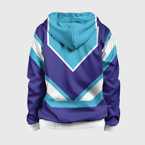 Детская толстовка на молнии Сладкая Лена / 3D-Белый – фото 2