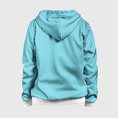 Детская толстовка на молнии I have resing cat face / 3D-Белый – фото 2