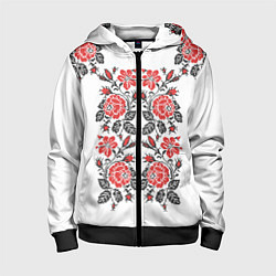 Детская толстовка на молнии Вышивка 28