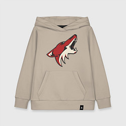 Толстовка детская хлопковая Phoenix Coyotes, цвет: миндальный