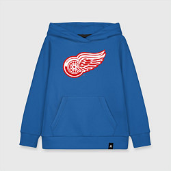 Толстовка детская хлопковая Detroit Red Wings, цвет: синий