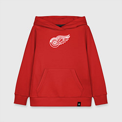 Толстовка детская хлопковая Detroit Red Wings, цвет: красный