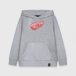 Толстовка детская хлопковая Detroit Red Wings, цвет: меланж