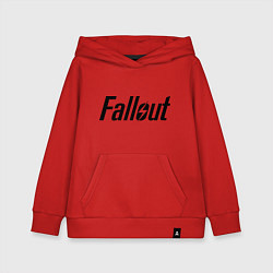 Толстовка детская хлопковая Fallout, цвет: красный