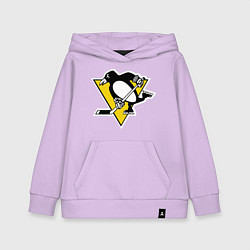 Толстовка детская хлопковая Pittsburgh Penguins: Malkin 71, цвет: лаванда