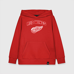 Толстовка детская хлопковая Detroit Red Wings, цвет: красный
