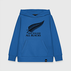 Толстовка детская хлопковая New Zeland: All blacks, цвет: синий