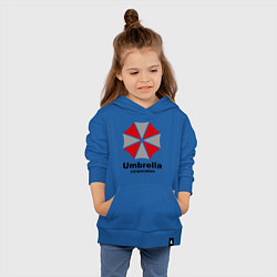 Толстовка детская хлопковая Umbrella corporation, цвет: синий — фото 2