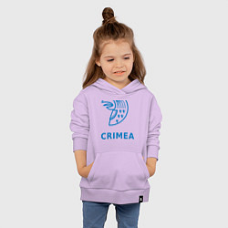 Толстовка детская хлопковая Crimea, цвет: лаванда — фото 2
