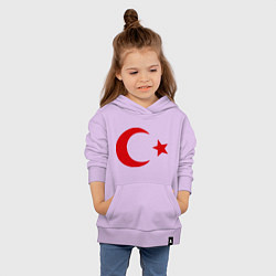 Толстовка детская хлопковая Турция, цвет: лаванда — фото 2