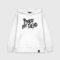 Детская толстовка-худи Punks not dead