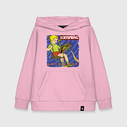 Толстовка детская хлопковая The Offspring: Americana, цвет: светло-розовый