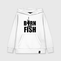 Детская толстовка-худи Born to fish