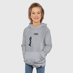Толстовка детская хлопковая Audi Style, цвет: меланж — фото 2