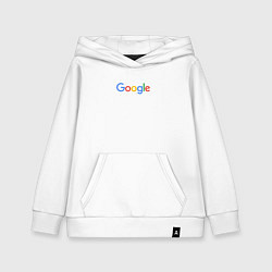 Толстовка детская хлопковая Google, цвет: белый