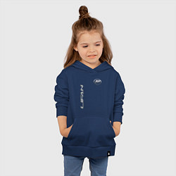Толстовка детская хлопковая Lifan с лого, цвет: тёмно-синий — фото 2