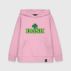 Толстовка детская хлопковая Ирландия, цвет: светло-розовый