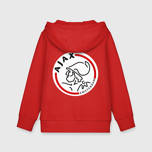 Детская толстовка-худи Ajax FC / Красный – фото 2