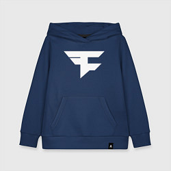 Толстовка детская хлопковая FAZE Symbol, цвет: тёмно-синий