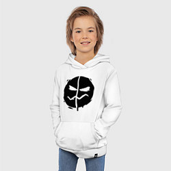 Толстовка детская хлопковая Da Kurlzz, цвет: белый — фото 2
