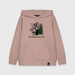 Толстовка детская хлопковая Matrix Alice, цвет: пыльно-розовый