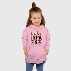 Толстовка детская хлопковая Linkin Park, цвет: светло-розовый — фото 2