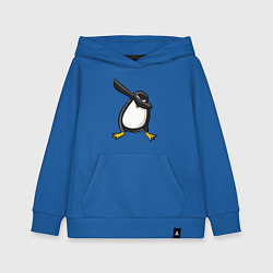 Толстовка детская хлопковая DAB Pinguin, цвет: синий