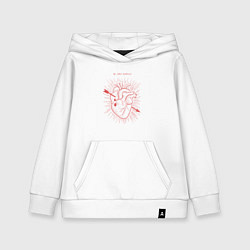 Толстовка детская хлопковая Ты меня пленила, цвет: белый