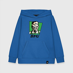 Толстовка детская хлопковая BFG, цвет: синий