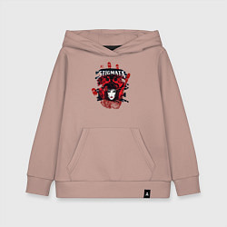 Толстовка детская хлопковая Stignata, цвет: пыльно-розовый