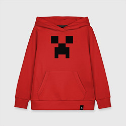 Толстовка детская хлопковая Minecraft, цвет: красный