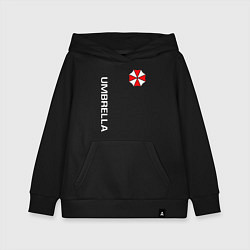Толстовка детская хлопковая UMBRELLA CORP, цвет: черный