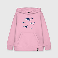 Толстовка детская хлопковая Ocean, цвет: светло-розовый
