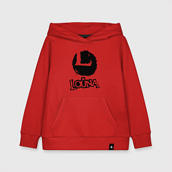 Толстовка детская хлопковая Louna, цвет: красный