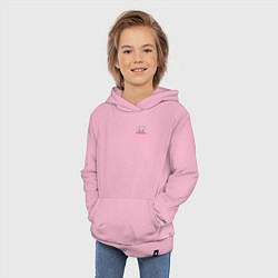 Толстовка детская хлопковая HONDA, цвет: светло-розовый — фото 2