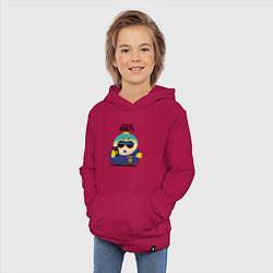 Толстовка детская хлопковая South Park Картман, цвет: маджента — фото 2