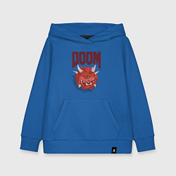 Толстовка детская хлопковая DOOM, цвет: синий