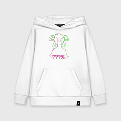 Толстовка детская хлопковая Mob Psycho 100%, цвет: белый