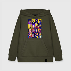 Толстовка детская хлопковая Легенды Рэпа, цвет: хаки