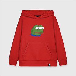 Толстовка детская хлопковая Pepe MonkaS, цвет: красный