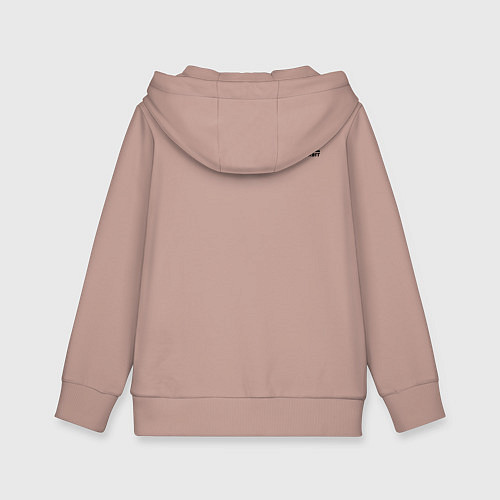 Детская толстовка-худи Эйнштейн / Пыльно-розовый – фото 2