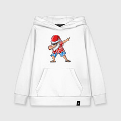 Толстовка детская хлопковая Santa Dab, цвет: белый