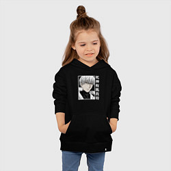 Толстовка детская хлопковая Арима Кишо, цвет: черный — фото 2