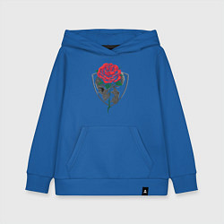 Толстовка детская хлопковая Skull&Rose, цвет: синий
