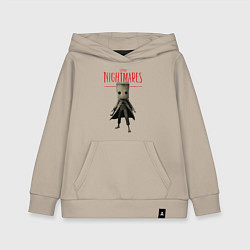 Толстовка детская хлопковая Little Nightmares, цвет: миндальный