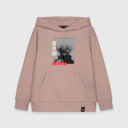 Толстовка детская хлопковая ТОКИЙСКИЙ ГУЛЬ, цвет: пыльно-розовый