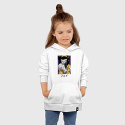 Толстовка детская хлопковая Фэй аниме Ковбой Бибоп, цвет: белый — фото 2