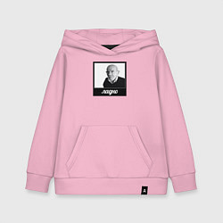 Толстовка детская хлопковая Ладно, цвет: светло-розовый