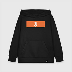 Толстовка детская хлопковая Juventus Tee Cut & Sew 2021, цвет: черный